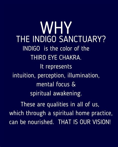 Magical indigo sanctuary